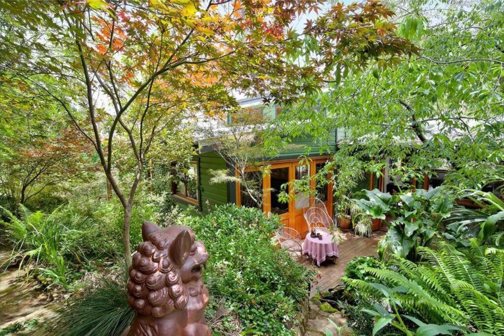 The Black Cockatoo - Secret Garden Treetops Home Katoomba Exteriér fotografie